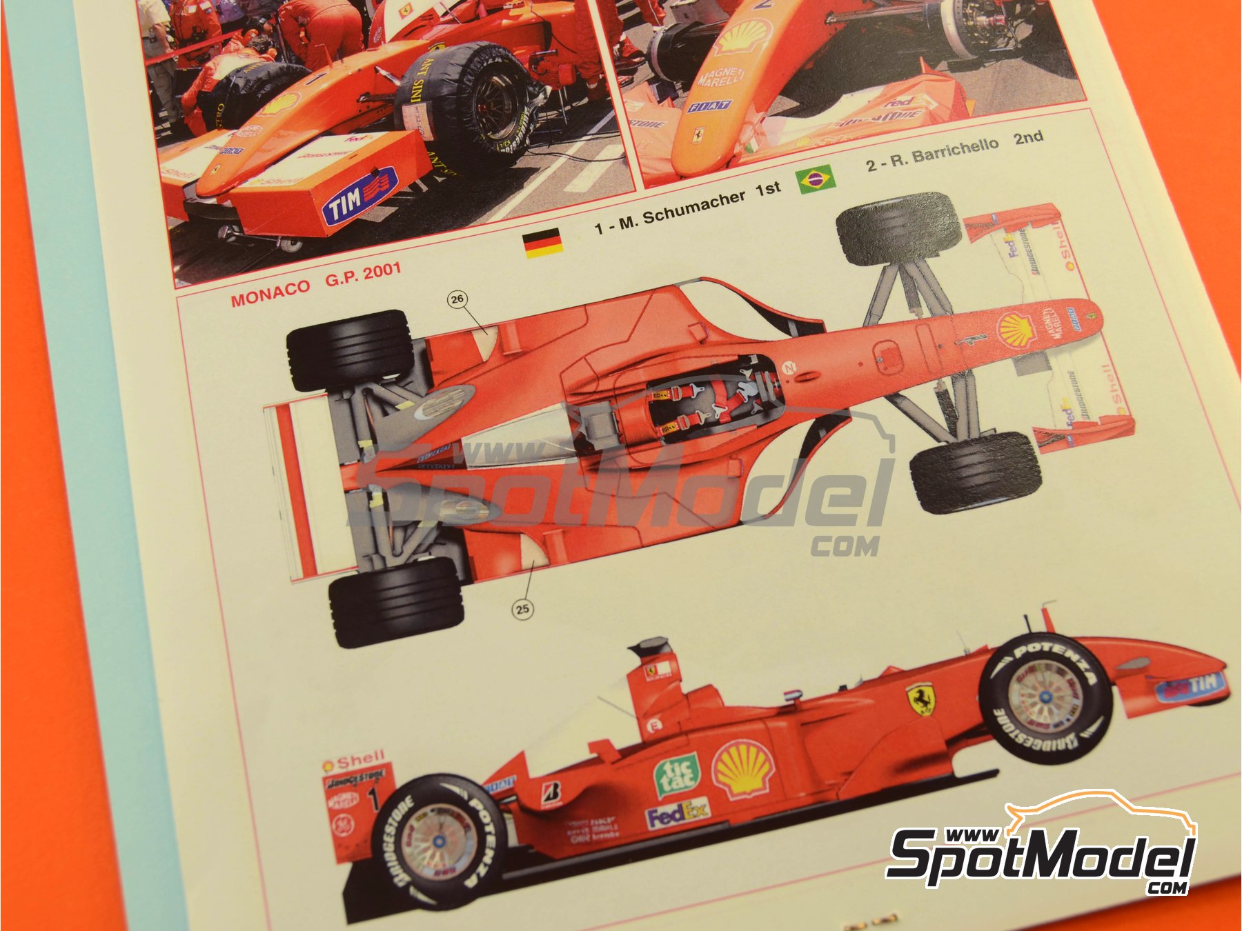Tameo 1/24 Ferrari F1-2001 | eBay